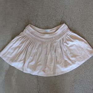 Free People Cream Mini Skirt